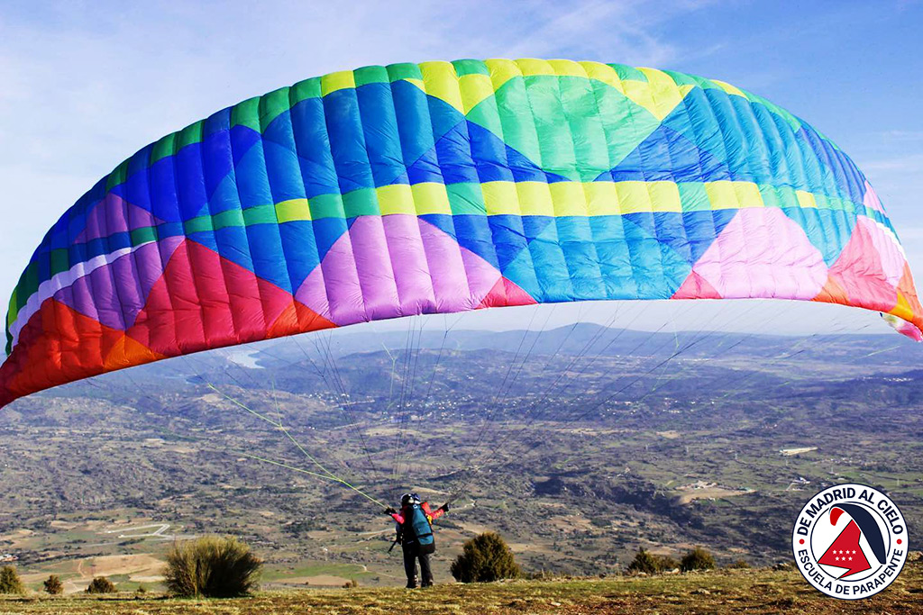 Despegue de parapente