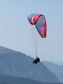 Vuelo en parapente biplaza